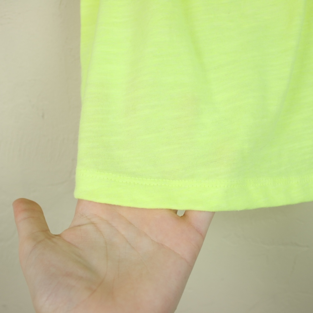 Carter’s Neon Yellow Ruffle Blouse Scoop Neck 12M - Picture 3 of 8